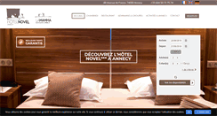 Desktop Screenshot of hotelannecy.fr